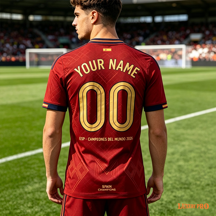 AOP MEG Raglan Straight V-Neck Football Jersey