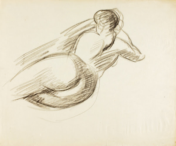 Reclining Female Nude Back View