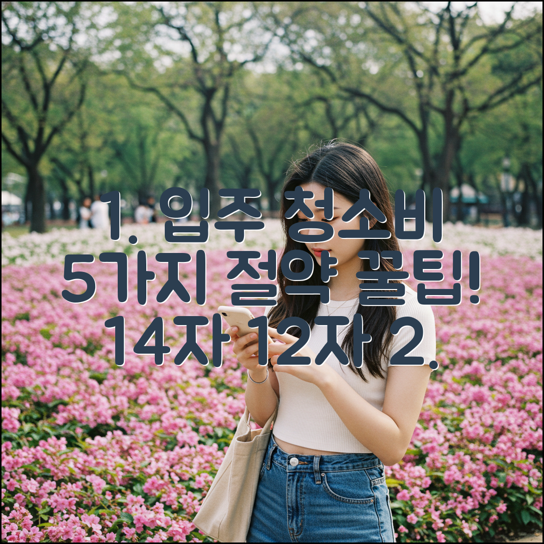 아파트 입주 청소비용 5가지 절약 노하우