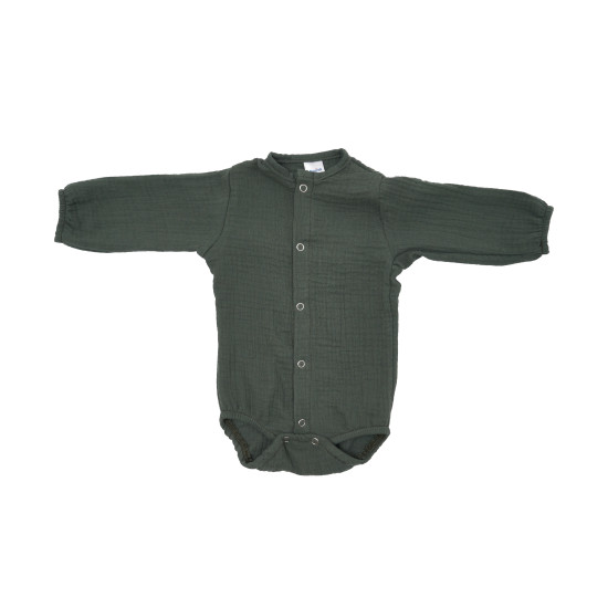 Боді Twins Muslin довгий рукав 62р зелений