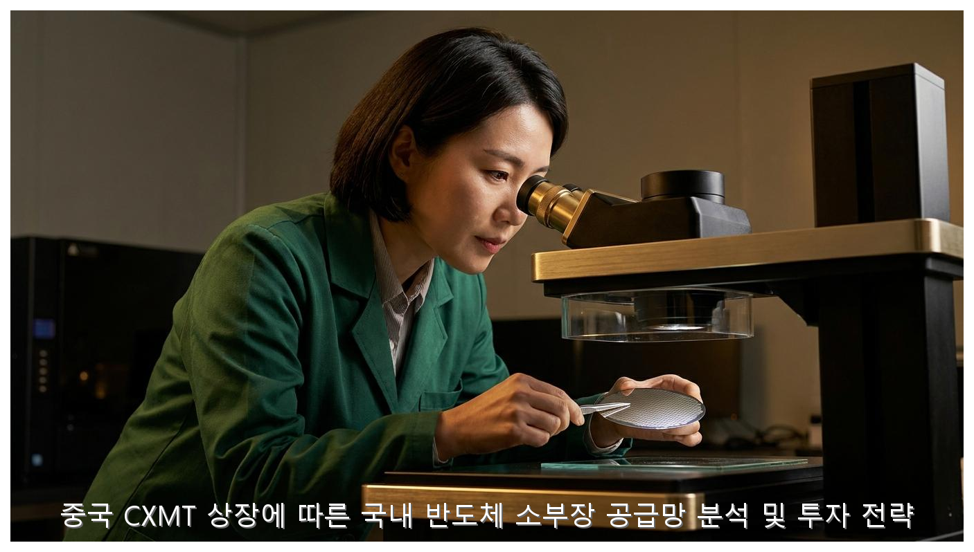 중국 CXMT 상장에 따른 국내 반도체 소부장 공급망 분석 및 투자 전략 핵심 안내 및 분석 인포그래픽 (4)