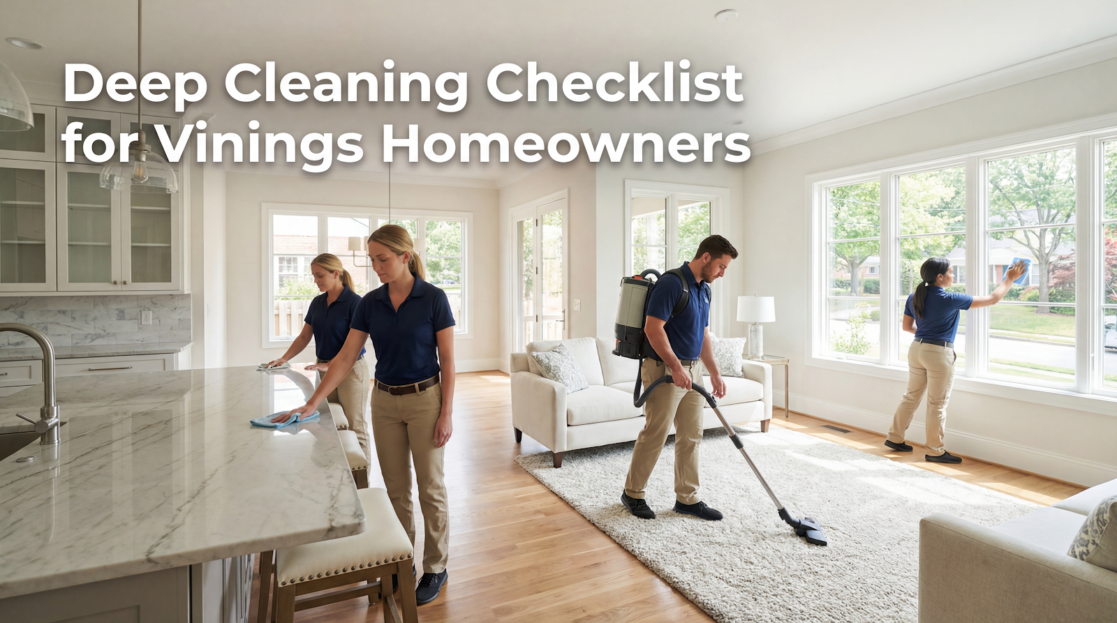 Deep Cleaning Checklist for Vinings Homeowners