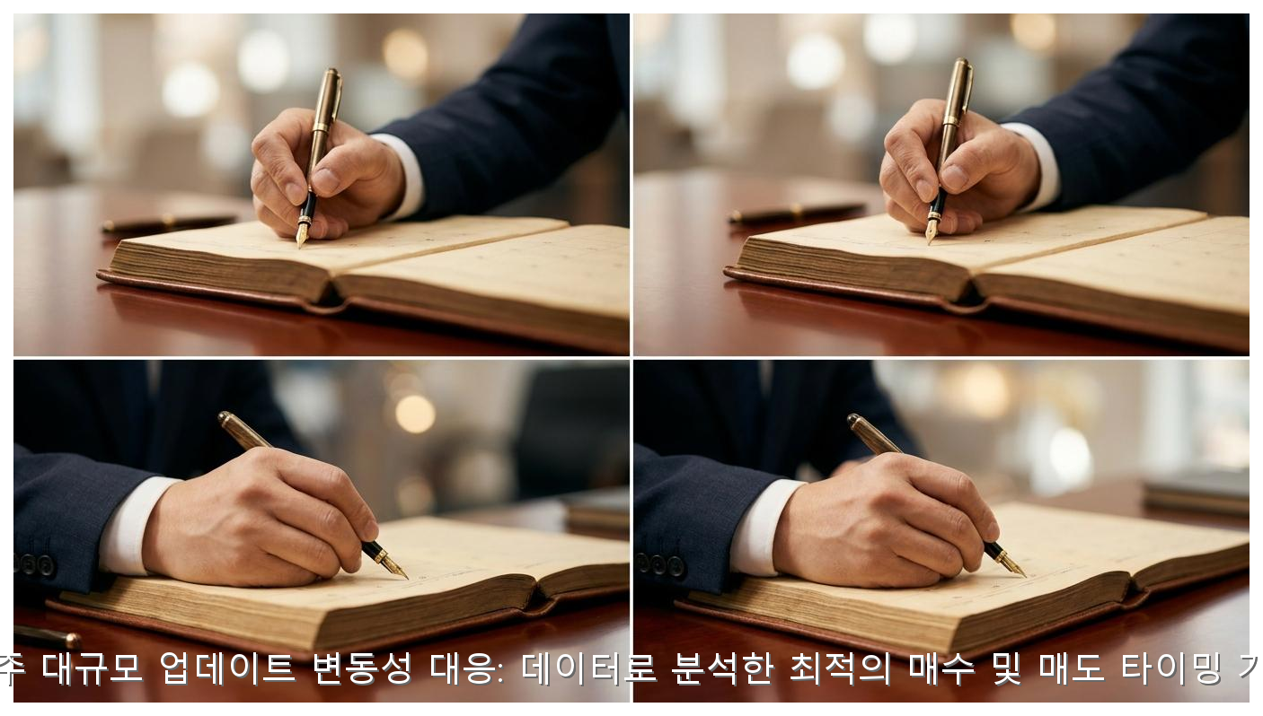 게임주 대규모 업데이트 변동성 대응: 데이터로 분석한 최적의 매수 및 매도 타이밍 가이드 핵심 안내 및 분석 인포그래픽 (2)