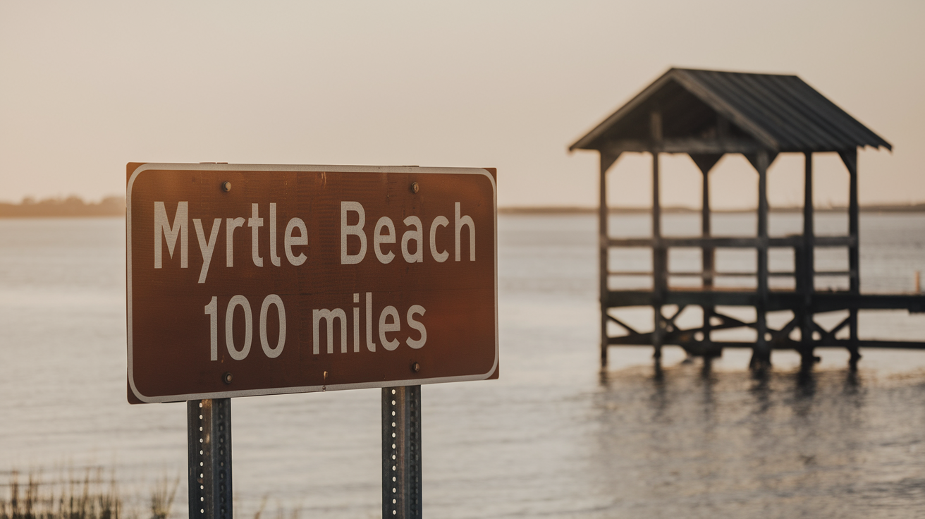 Distance from Myrtle Beach to Tuckasegee, NC