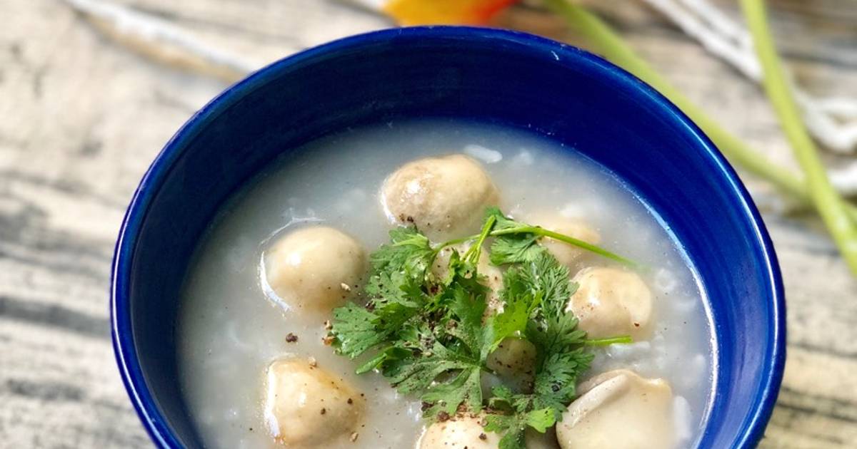 Cháo Nấm Rơm
