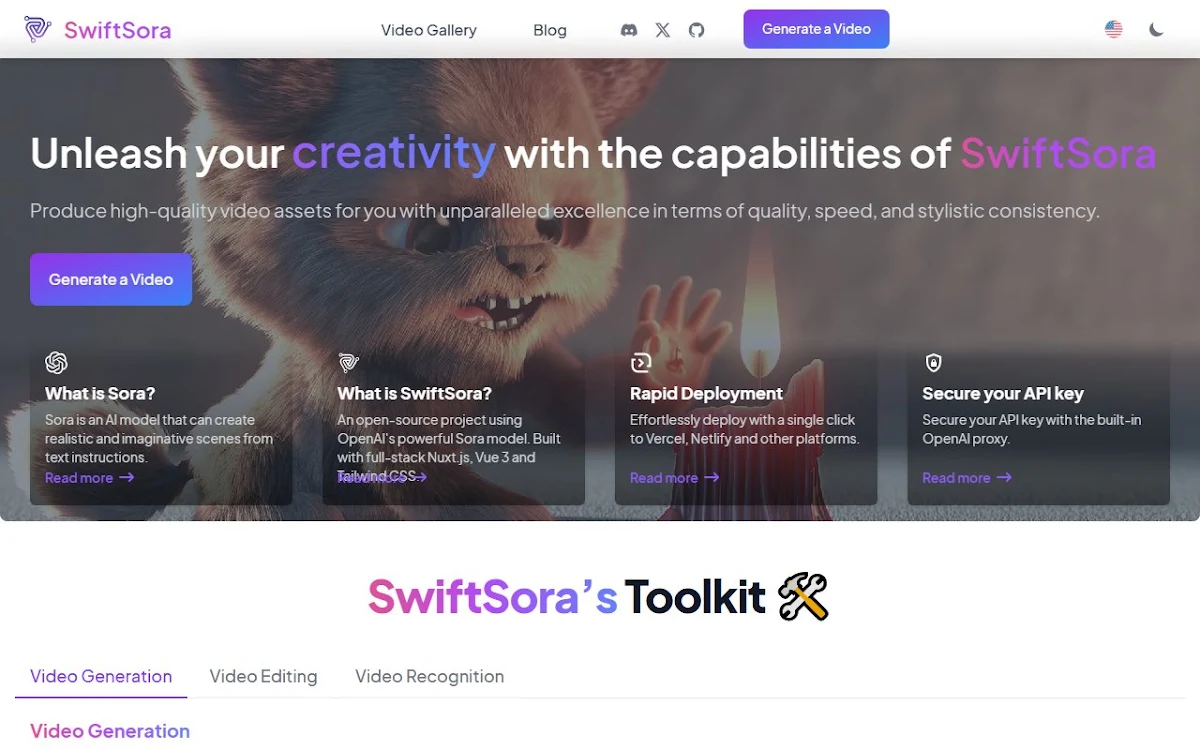 Captura de SwiftSora