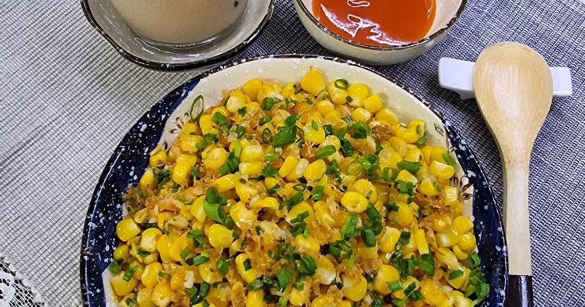 Bắp xào tôm chấy