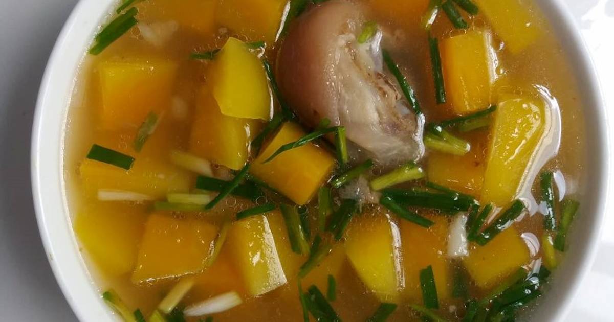 Canh chân giò đu đủ
