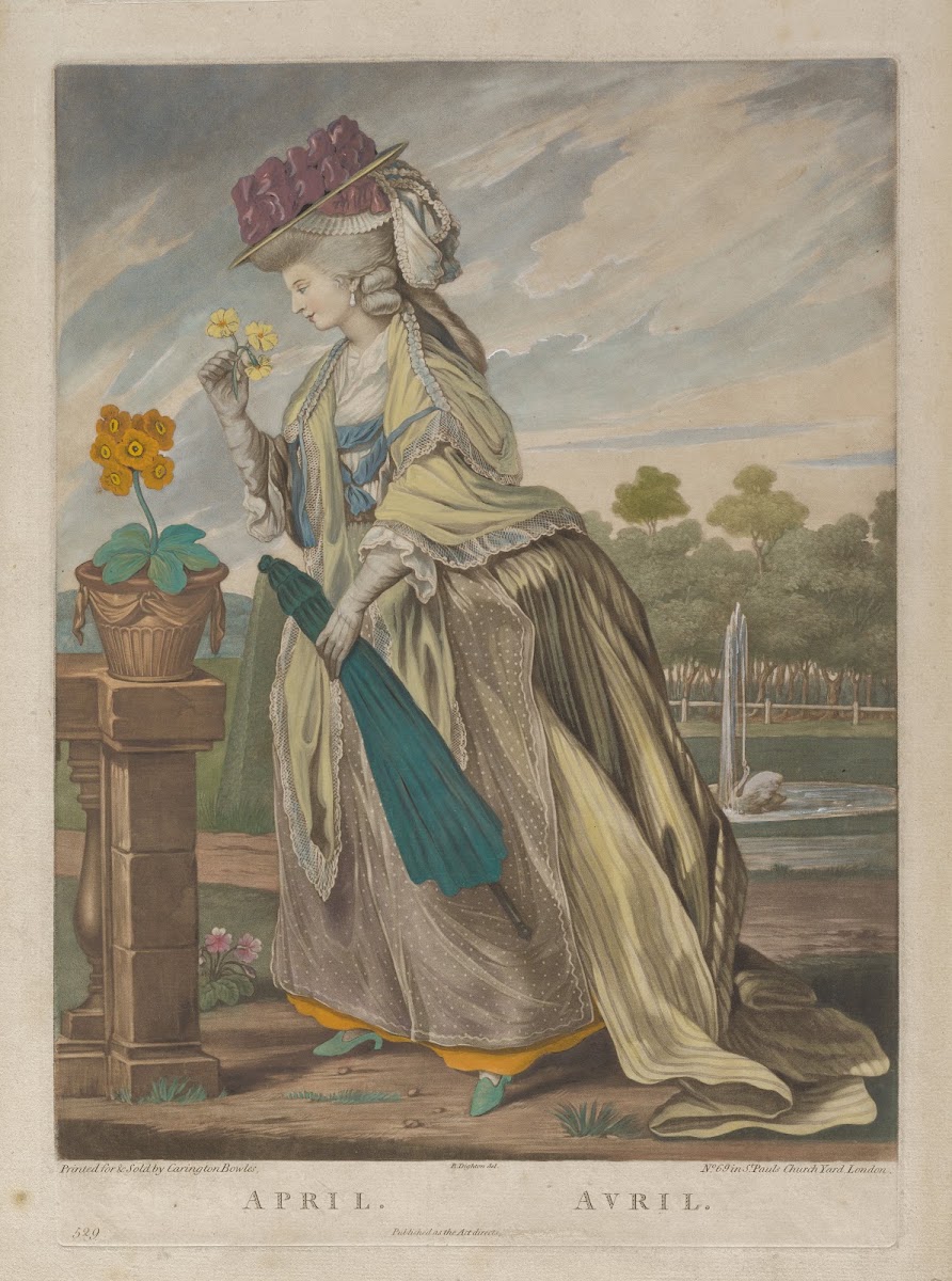 April from The Twelve Months c 1781
