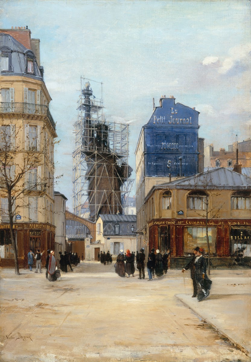La statue de la Liberté de Bartholdi dans latelier du fondeur Gaget rue de Chaze