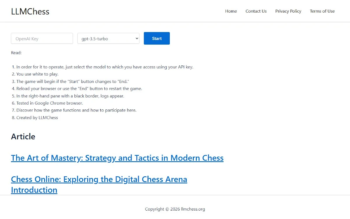 Captura de LLMChess