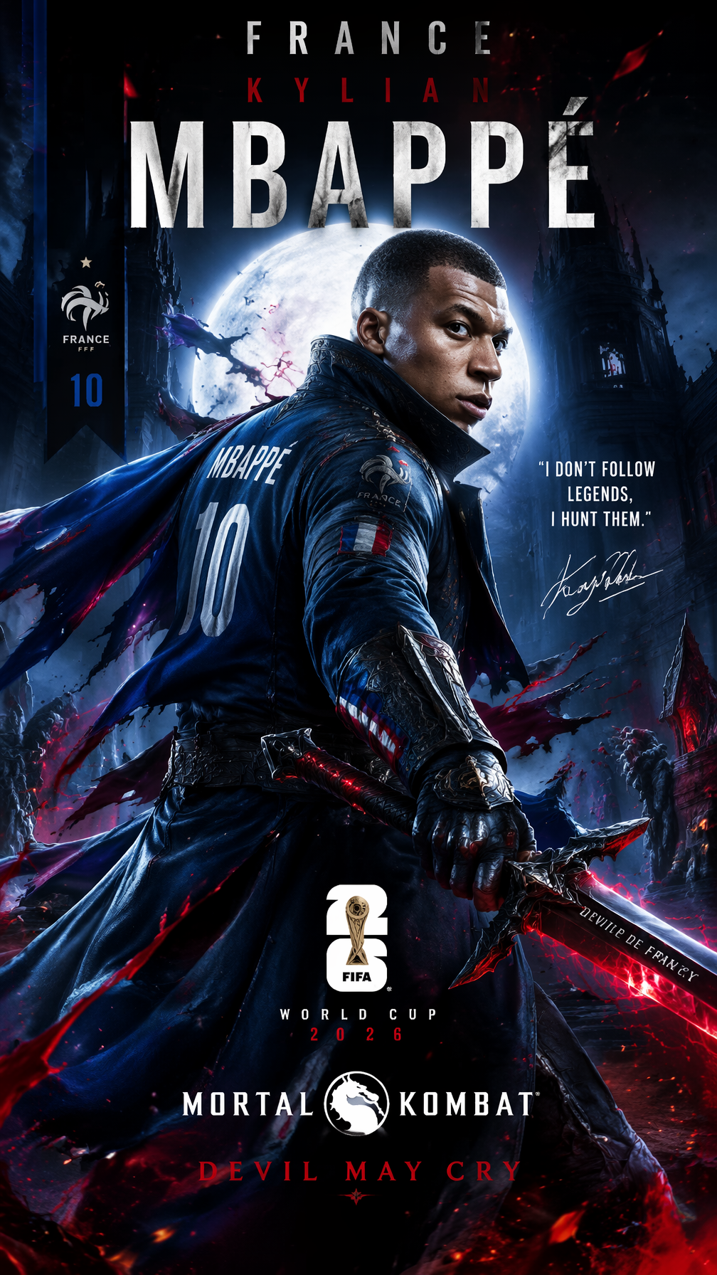 Francia Kylian Mbappé Mortal Kombat