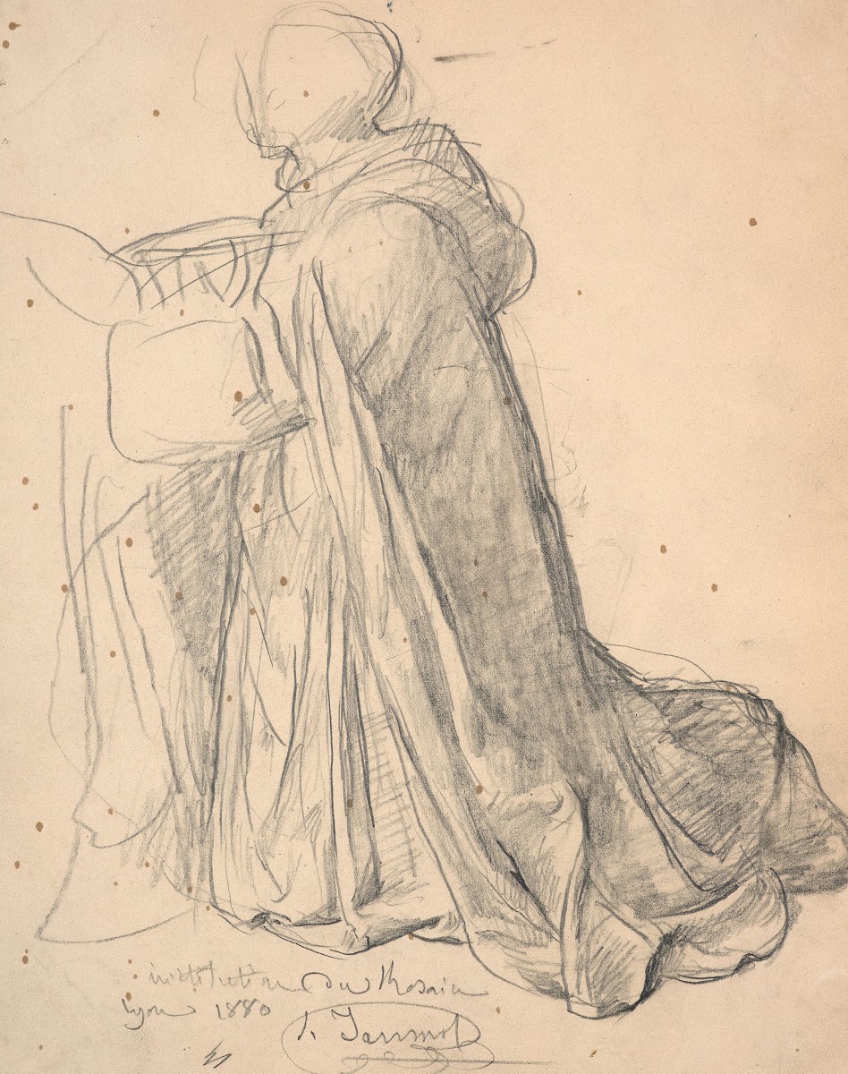 Study of Saint Dominic for Le Rosaire 1880