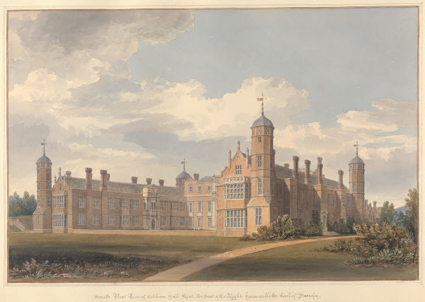 South West View of Cobham hall Kent the Seat of the Right Honourable the Earl of