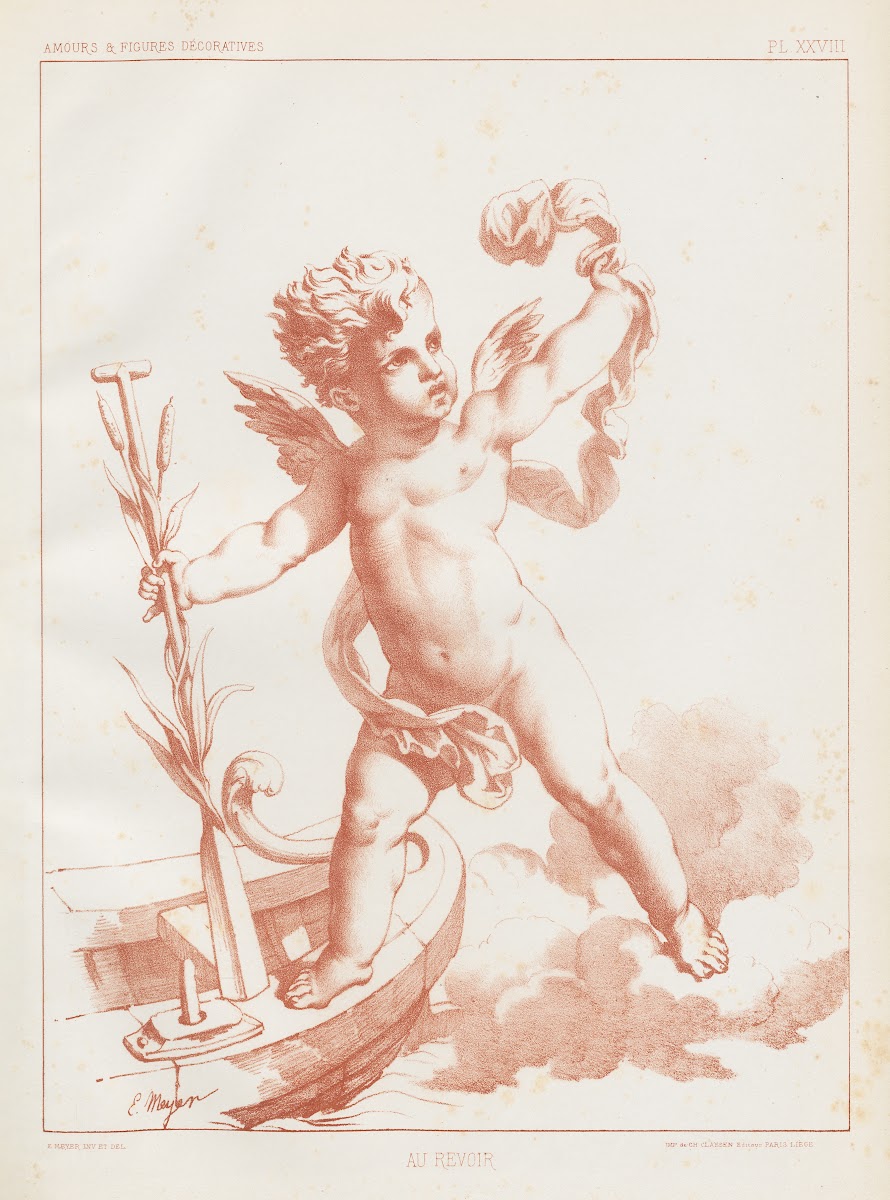 Amours et figures décoratives arts industriels Pl27 1890