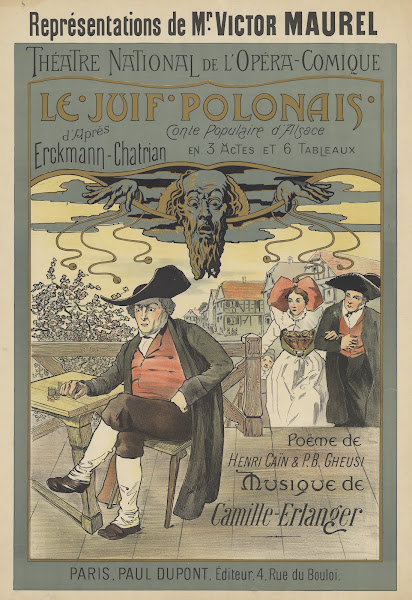Théatre National de lOpéra Comique Le Juif polonais 1900