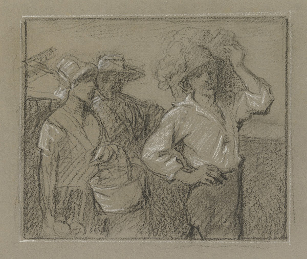 Heimkehrende Landarbeiter ca 1881