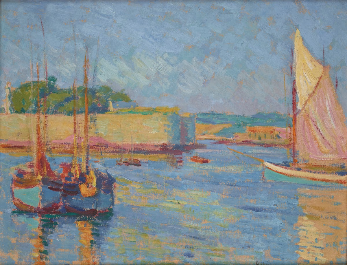 Harbour at Concarneau 1908