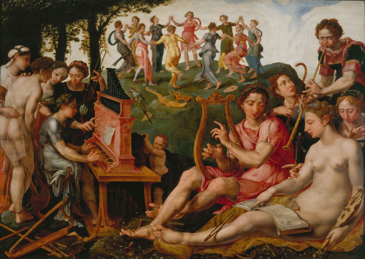 Apollo and the Muses circa 1555 1560