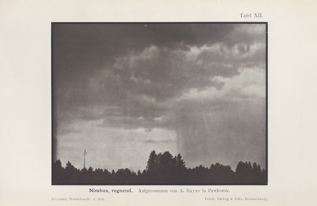 Nimbus regnend 1906