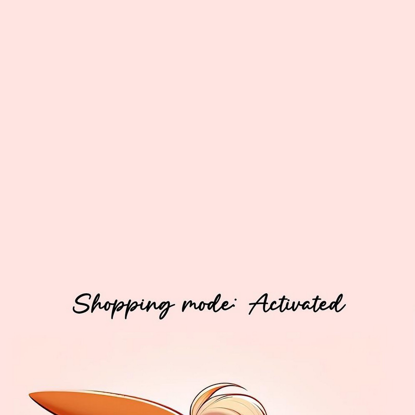 Download Lola Bunny Shopping Mode Illustration iPhone