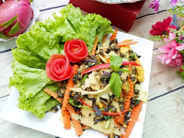 Ốc Xào Măng