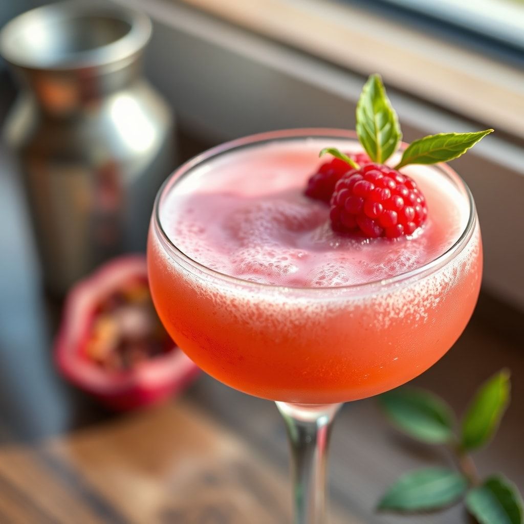 Fresh Raspberry Passionfruit Tequila Sour Cocktail Recipe – Easy 5-Minute Homemade Sipper