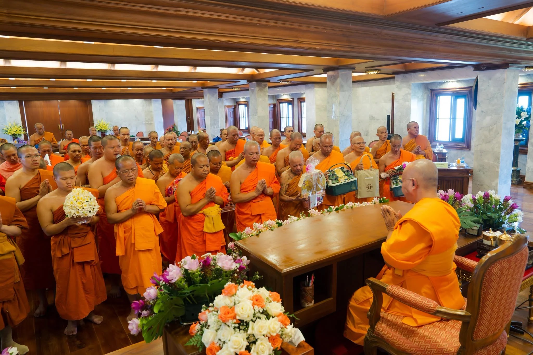 ภาพประกอบ การประชุมพระสังฆาธิการระดับอำเภอ