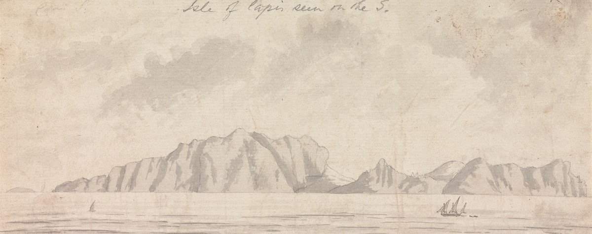 Isle of Capri Seen on the South 1777 to 1778