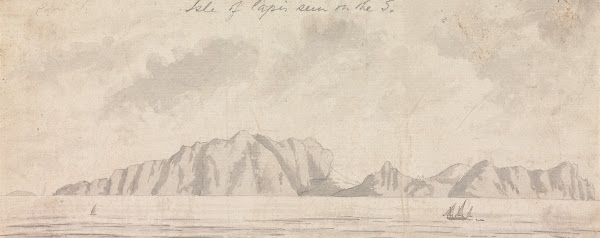 Isle of Capri Seen on the South 1777 to 1778