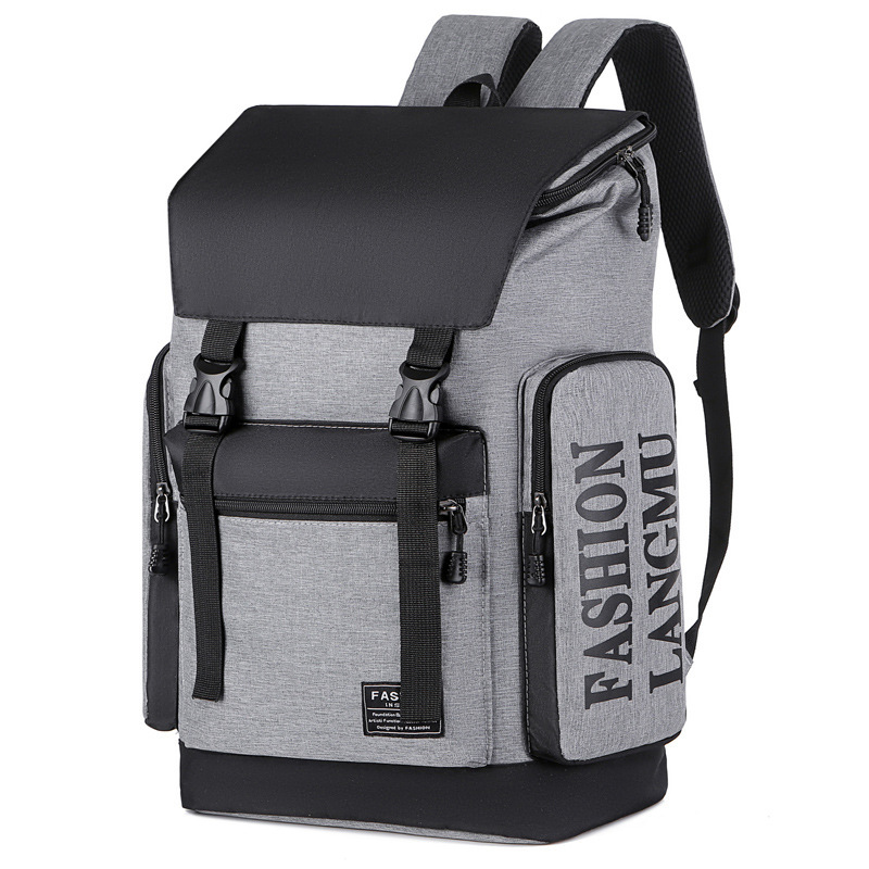 Men's Canvas Backpack, fits 16-inch laptop, breathable