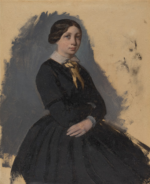 Young Woman In Black 1861 1865