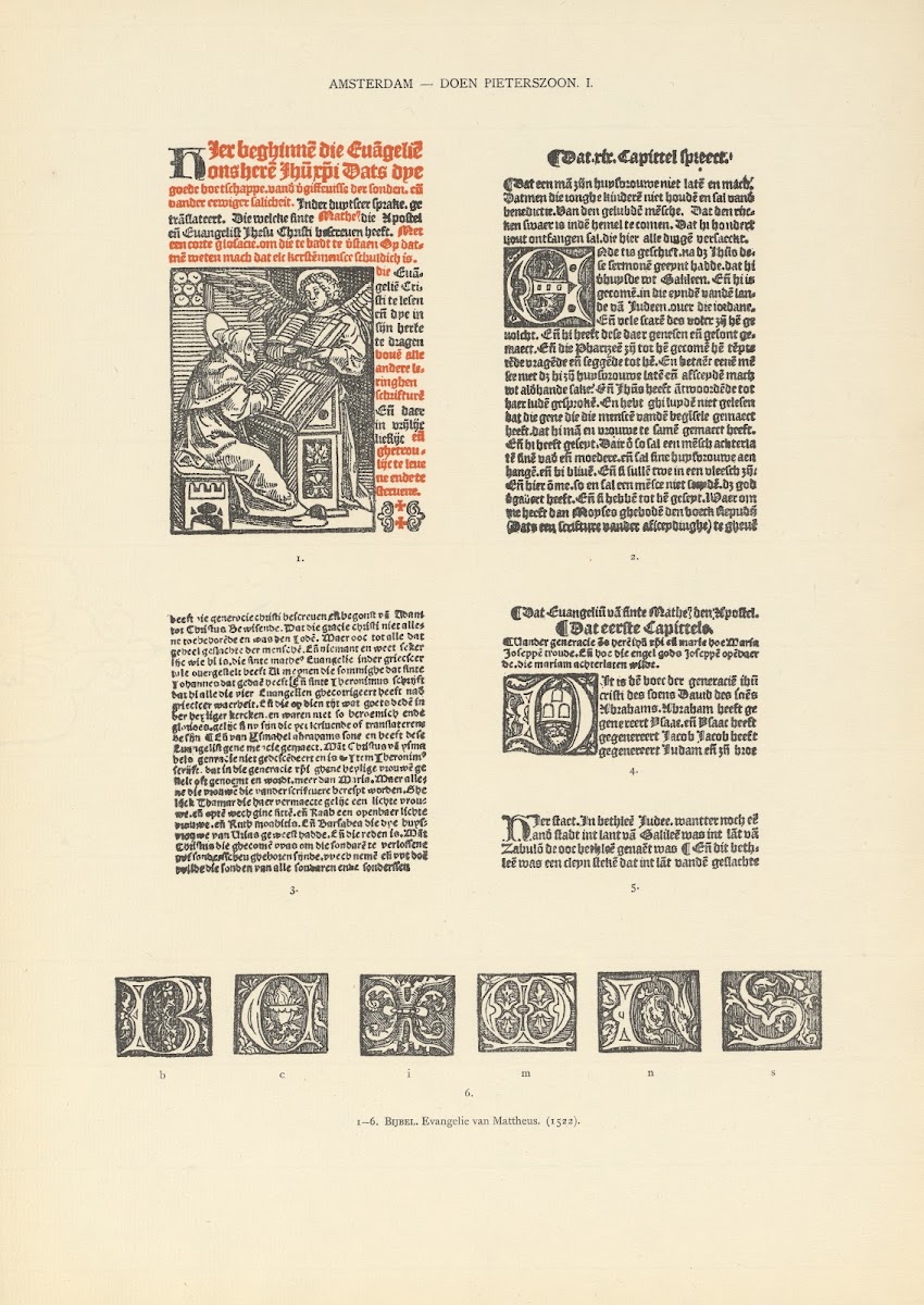 Lart typographique dans les Pays Bas pendant les annees 1500 a 1540 Pl008 1926