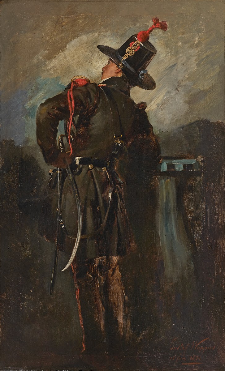 Portret van François Grégoire kapitein van ZMKanneerboot Nr 2 1831
