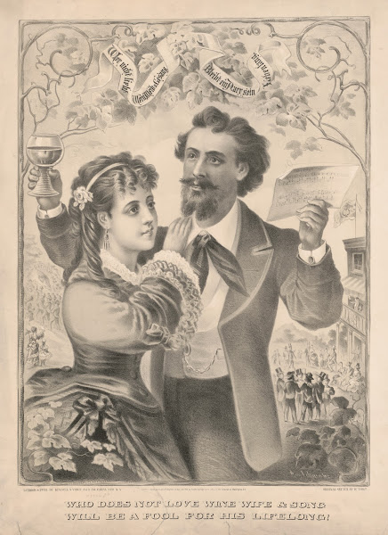 Who does not love wine wife  song will be a fool for his lifelong 1873