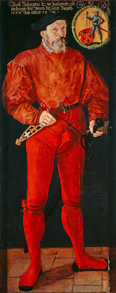 Portrait of the Zurich Standard Bearer Jacob Schwytzer 1564