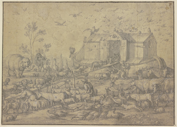 Einzug der Tiere in die Arche Noah