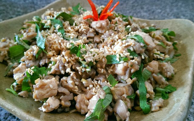 Bánh Đa Nướng Xúc Nấm Đậu Chay