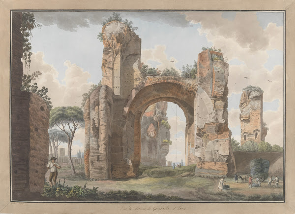 Interior of the Baths at Caracalla ca 1780