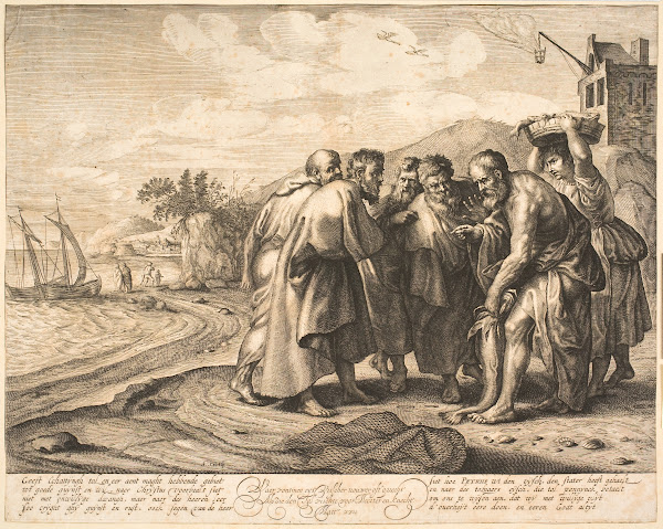 St Peter finder mønten i fiskens mund