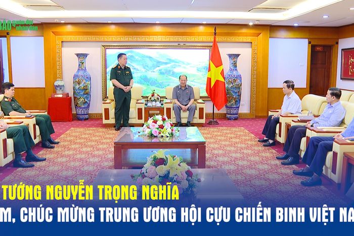 Đại tướng Nguyễn Trọng Nghĩa thăm, chúc mừng Trung ương Hội Cựu chiến binh Việt Nam - Báo Quân Đội Nhân Dân