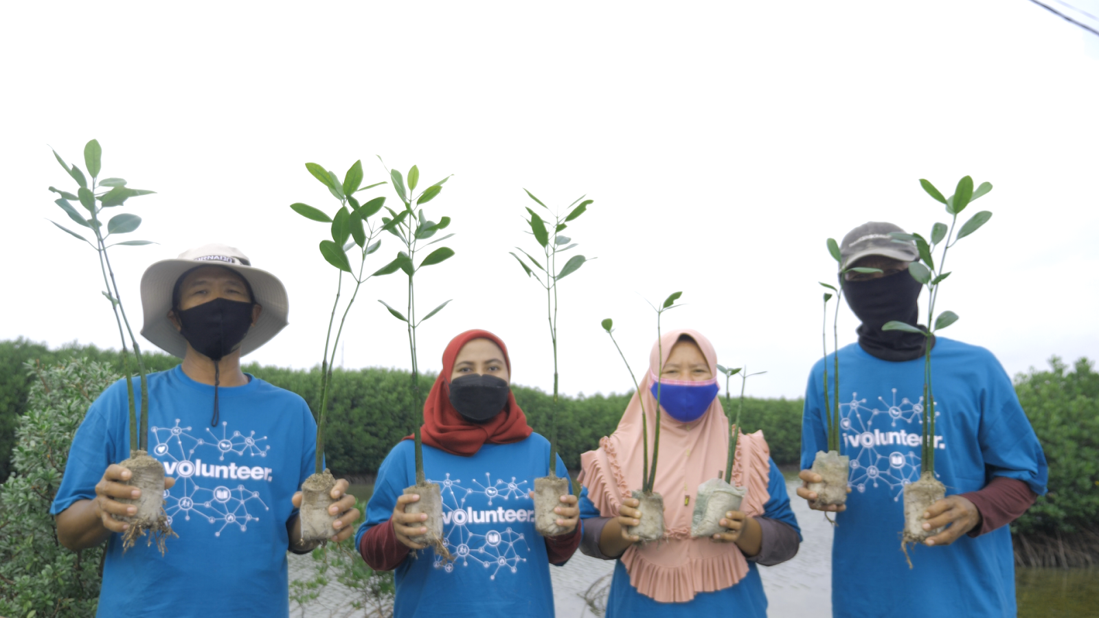 Local Coastal Community Engaged in CarbonEthics' Mangrove Planting