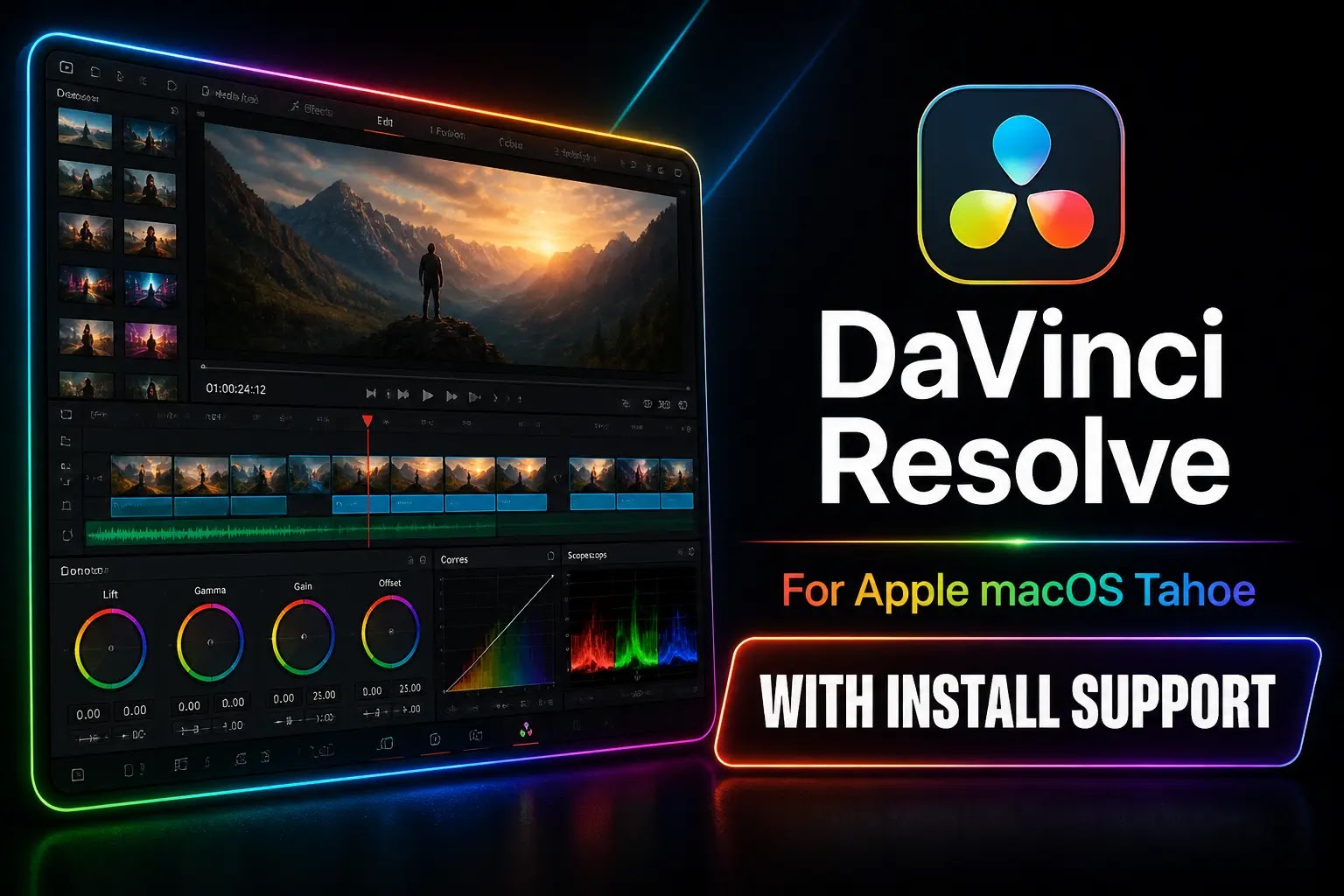 DaVinci Resolve 21 Download | Color Grading, Editing & Post Tech Support app thumbnail