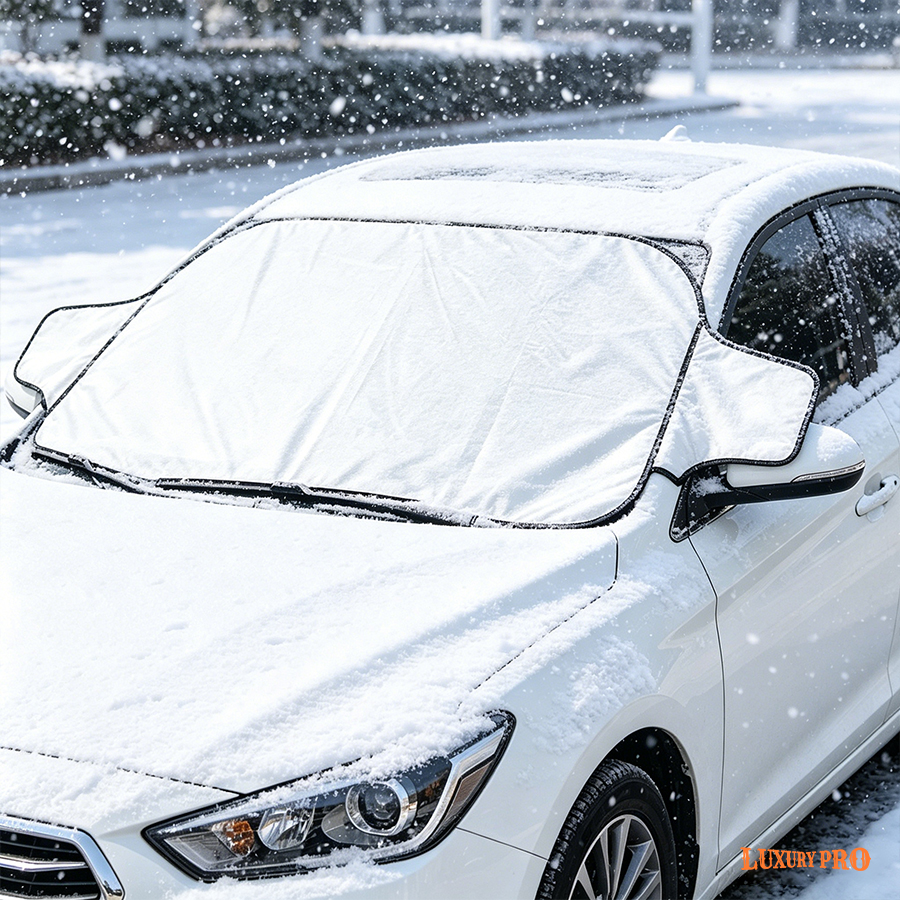 Car Front Windshield Snow Cover