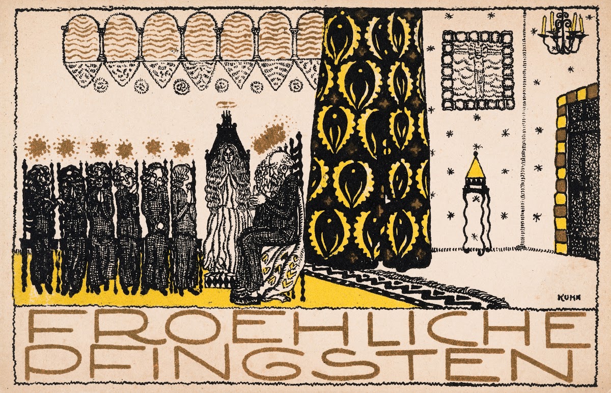 Nr 816 Pfingstkarte 1912