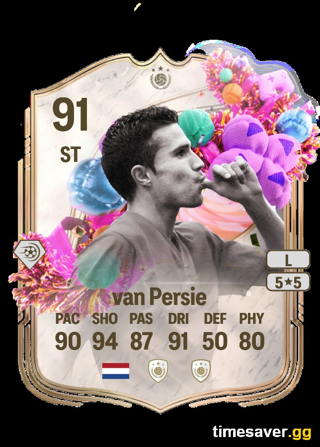 FUTTIES Robin van Persie — the Weekly Play Completionist reward from the EA FC 26 Double Trouble objective