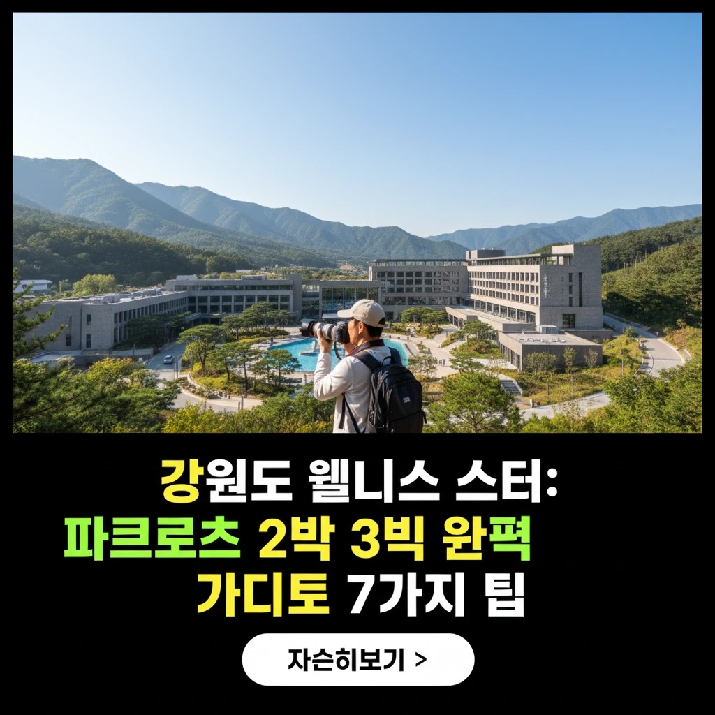 강원도 웰니스 스테이: 파크로쉬 2박 3일 완전 가이드