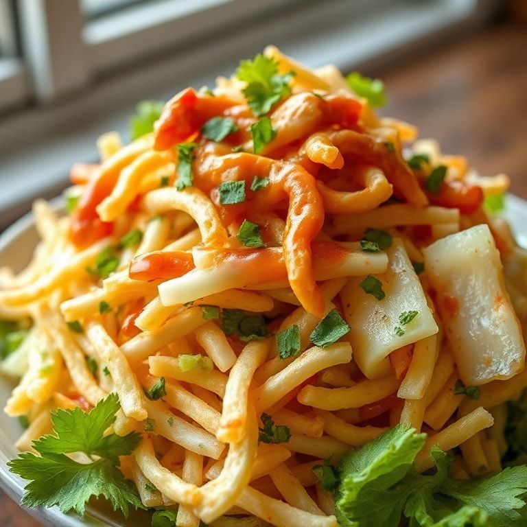 Delicious Frito Cowboy Cabbage Salad You’ll Crave All Summer: Easy Homemade Side Dish finished