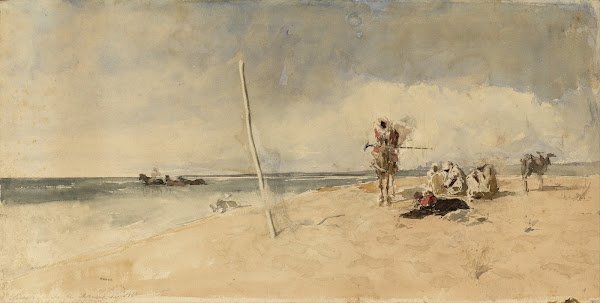 African Beach circa 1867