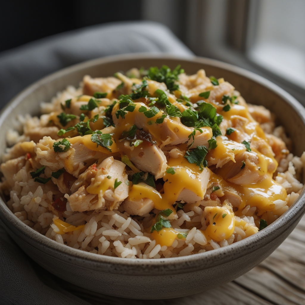 Sticky chicken rice bowls with spicy mayo - Easy Homemade Flavorful Dinner